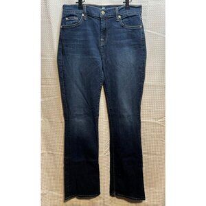 7 for all Mankind jeans womens 28 x 33 bootcut blue